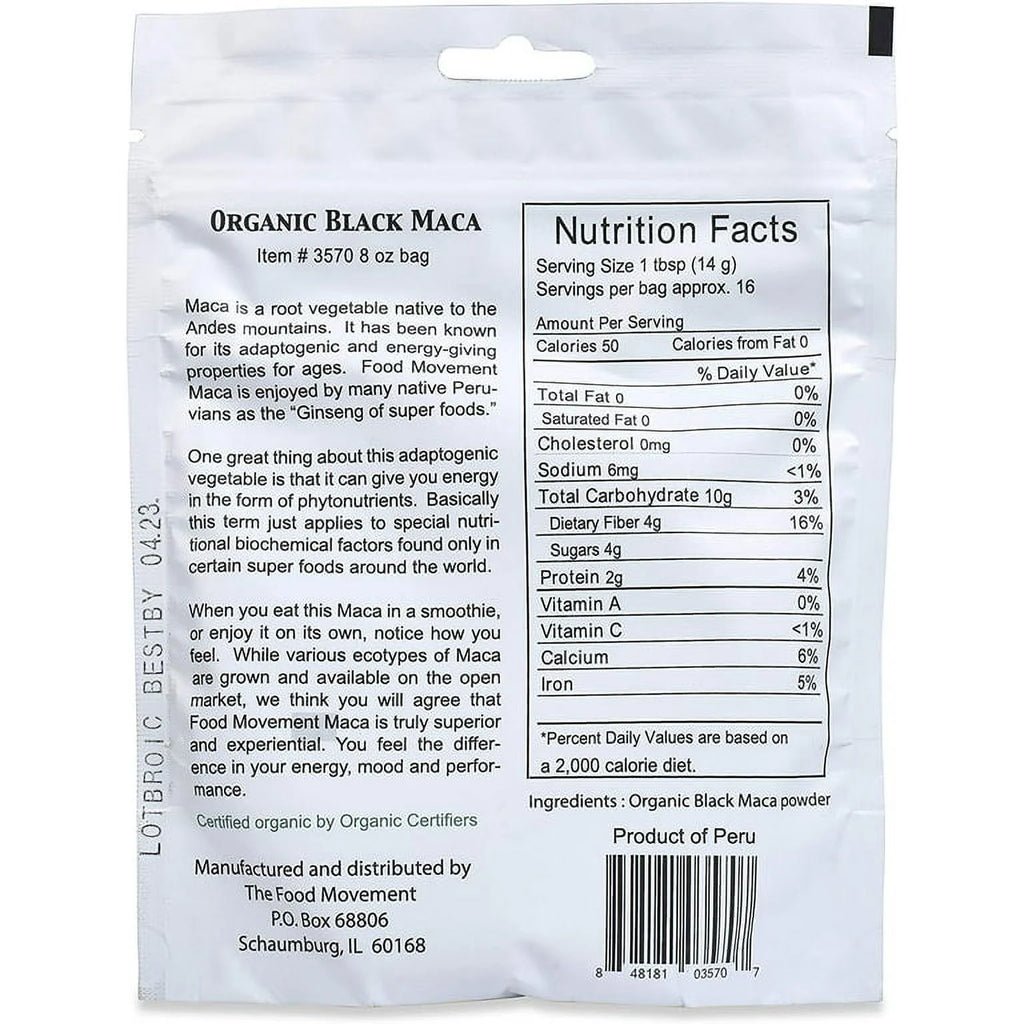 Black Maca Root 8 oz M5610