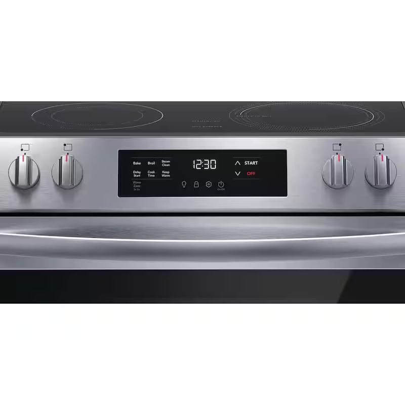 5-Element Slide-In Electric Range with Steam Clean in Stainless Steel G446180