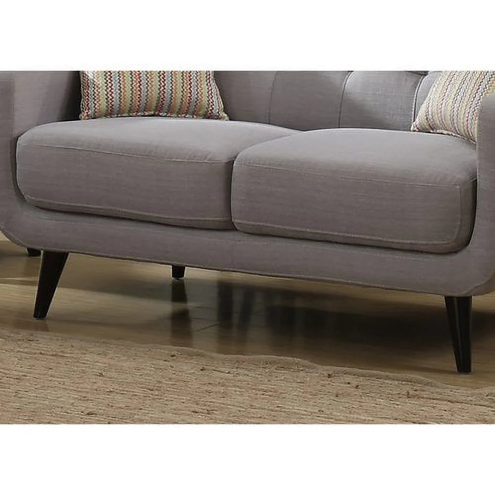 Gray Upholstered Love Seat I2248