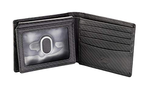 Leather Bifold Wallet with ID Window and RFID Blocking U963