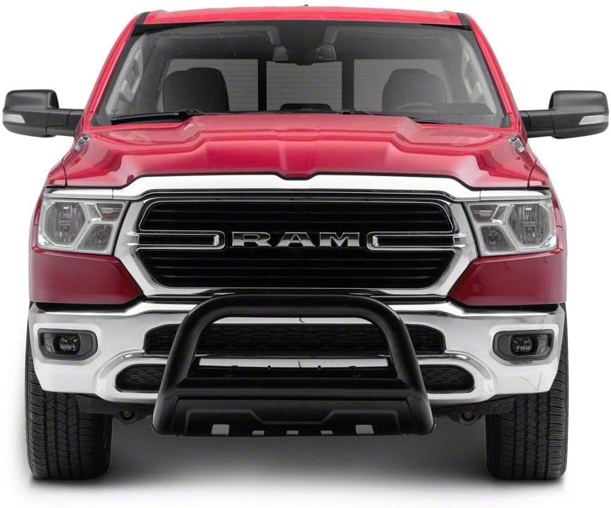 Black Oval Bull Bar with Skid Plate Z53370