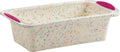 White Confetti Silicone Loaf Pan N312876