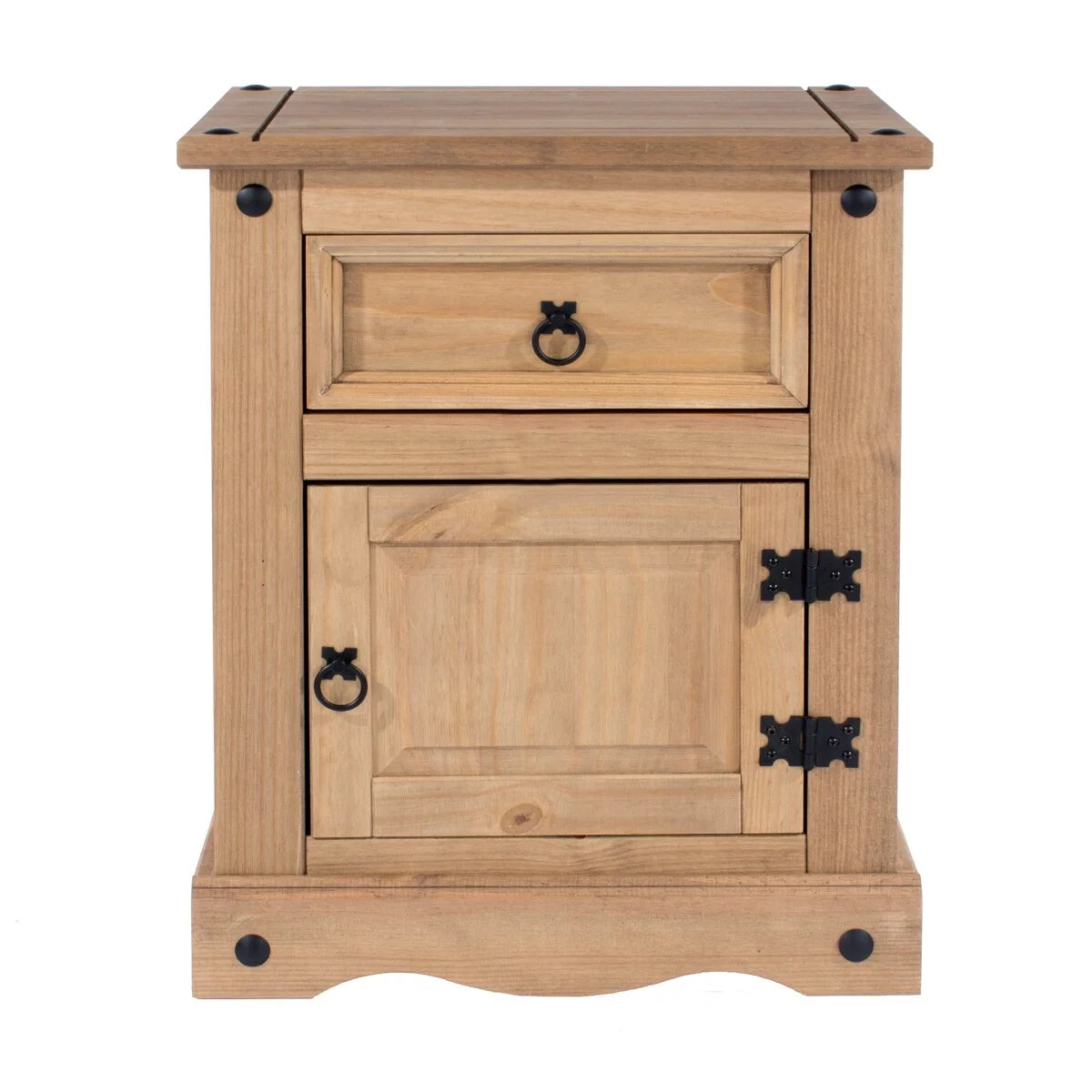 Wood Night Stand in Corona Brown C22514
