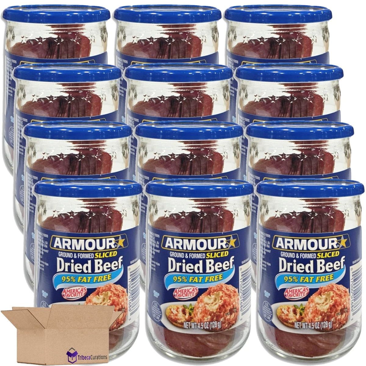 4.5 Ounce Pack of 12 Sliced Dried Beef V102754