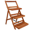 3-Tier Solid Acacia Wood Plant Stand S1479