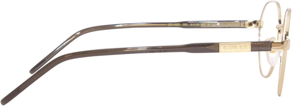 Gold Round Men's Eyeglasses F6578