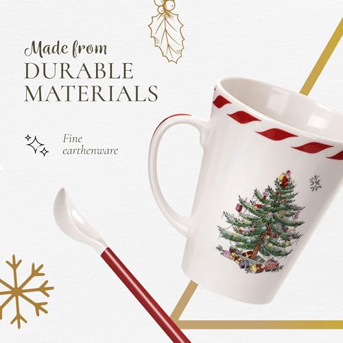 14oz Mug & Spoon Set (4-Piece) Earthenware N559