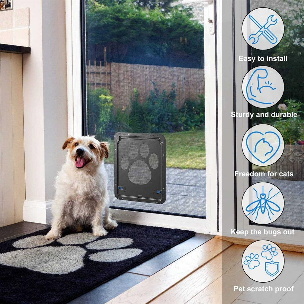 Lockable Magnetic Screen Pet Door C529102