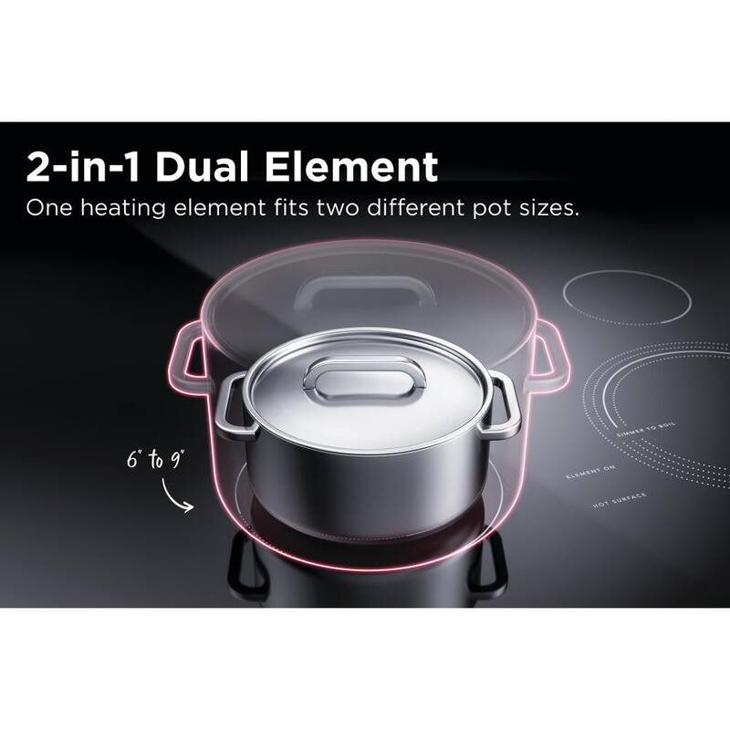 5-Element Slide-In Electric Range with Steam Clean in Stainless Steel G446180