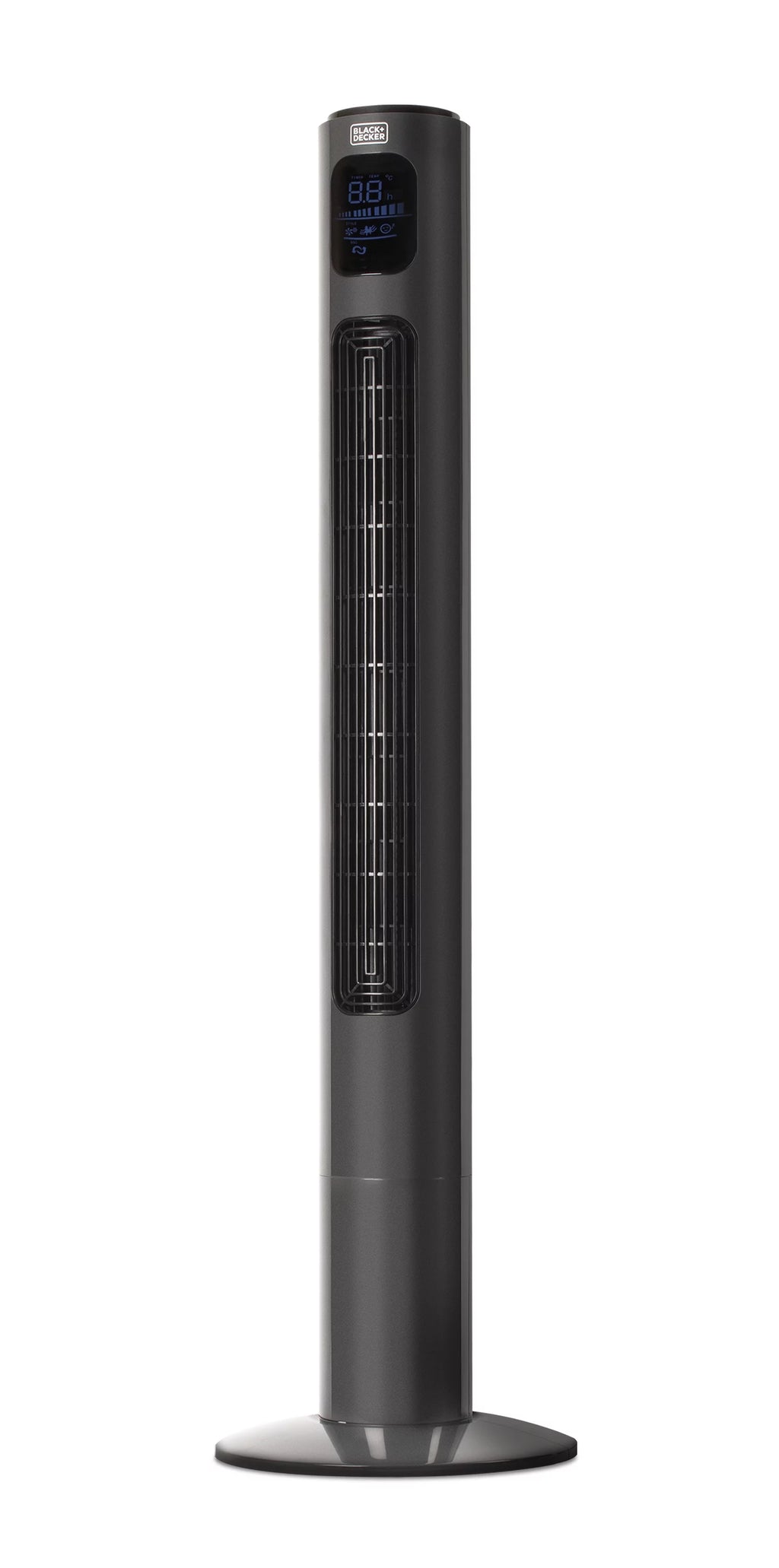 Oscillating Tower Fan with LED Display & Remote I562847