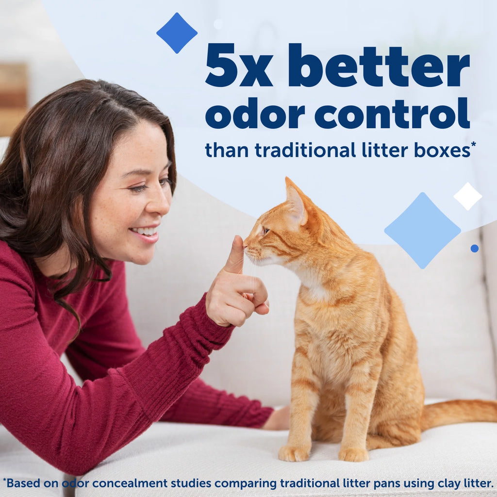 Fragrance-Free Silica Crystals Cat Litter Trays 6-Pack W631179