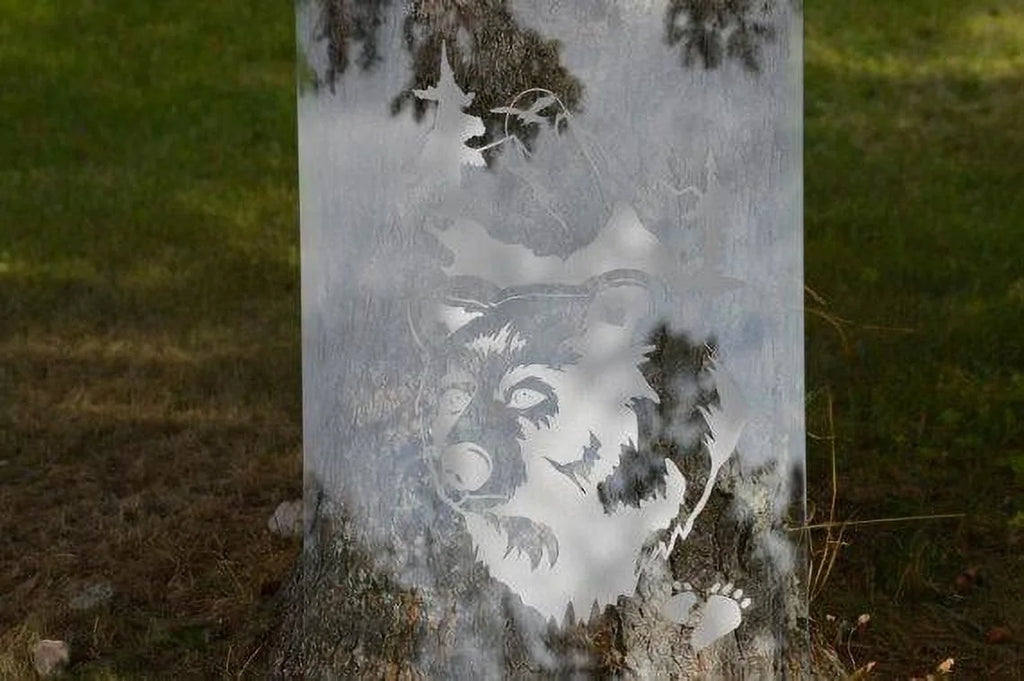 Etched Shower Mirror Z166