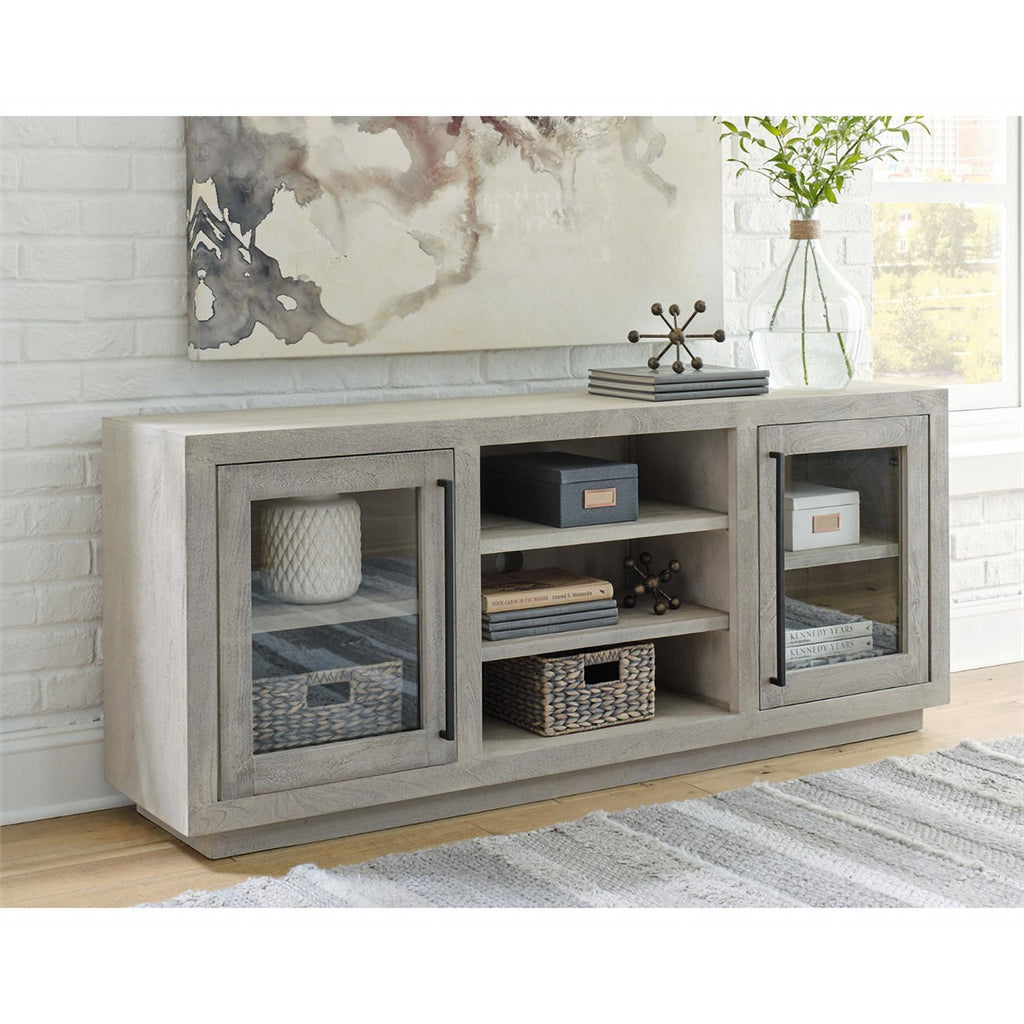 Light Gray Wood Accent Cabinet W64323