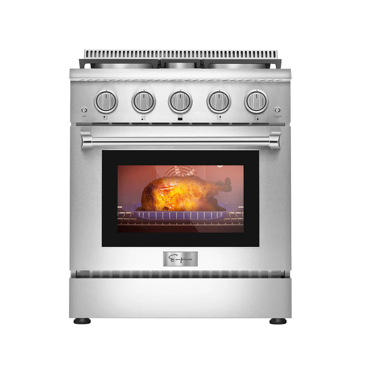 30 Slide-In Single Oven Natural Gas Range with 4 Burners E332