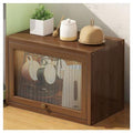 Rustic Mini Countertop Cabinet with Door and Drawer D848287