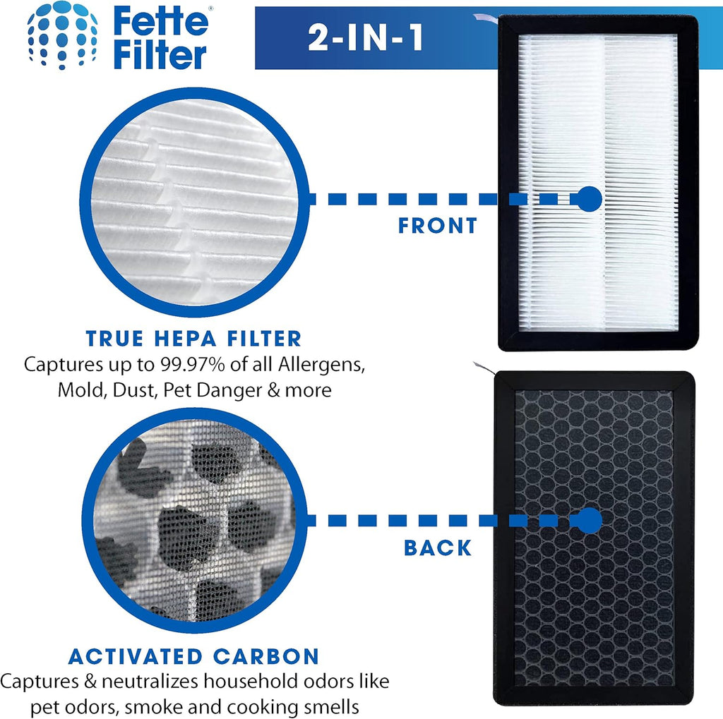 True Hepa Activated Carbon Cabin Air Filter Pack of 2 R790304