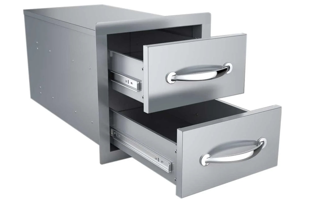 14" Flush Double Access Drawer J64434