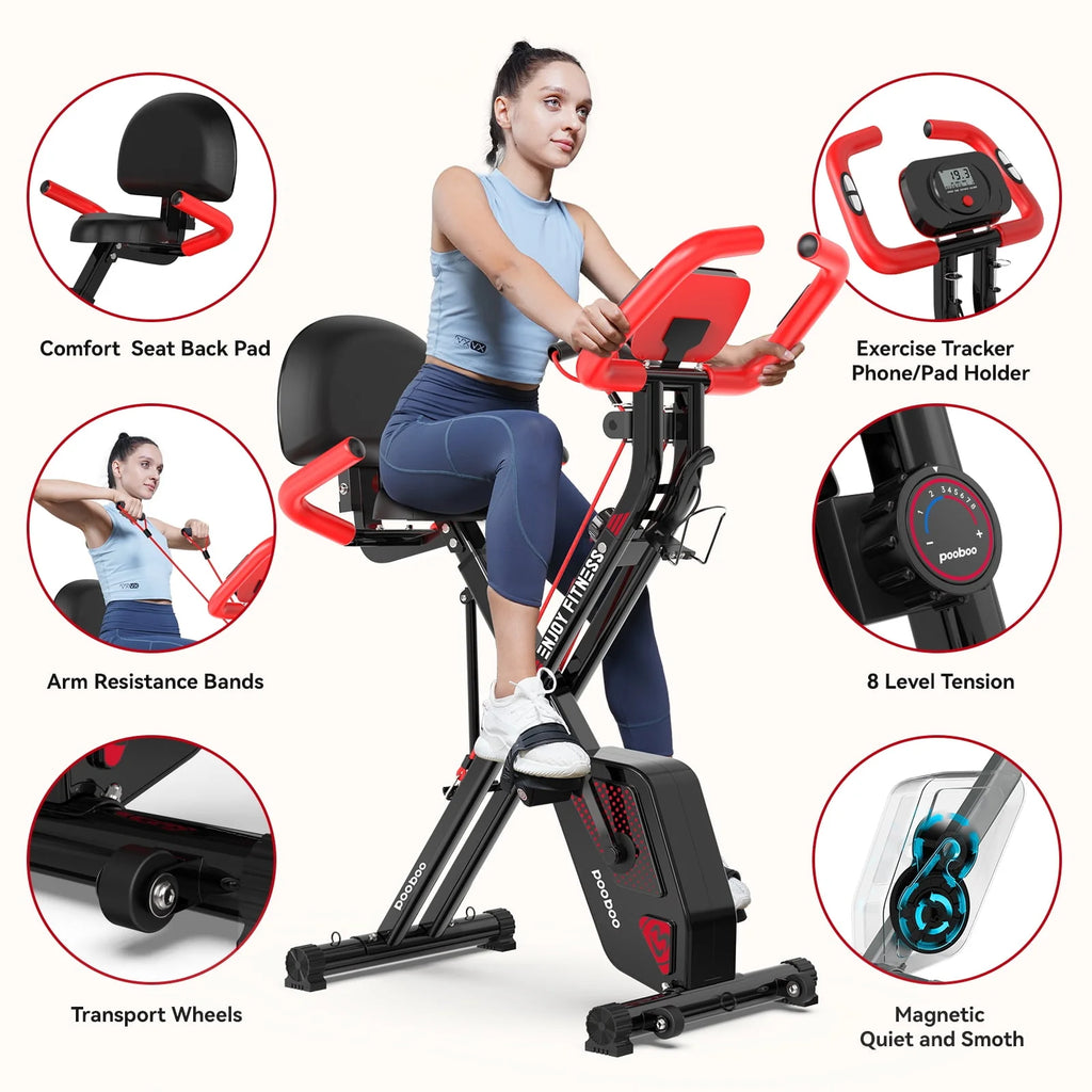 Foldable Magnetic Exercise Bike E96142