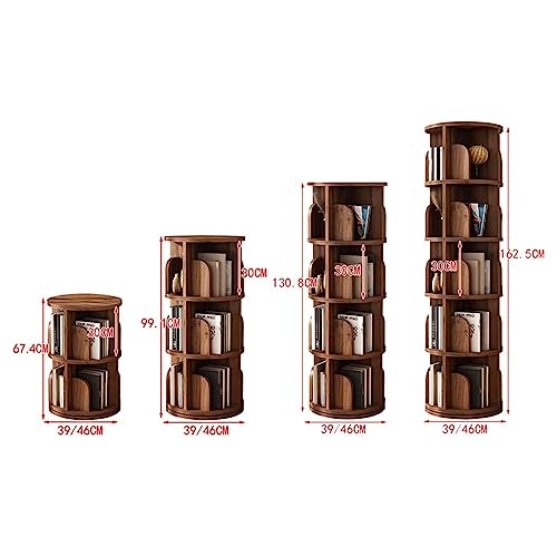 360° Rotating Bookshelf with Baffle Design U806