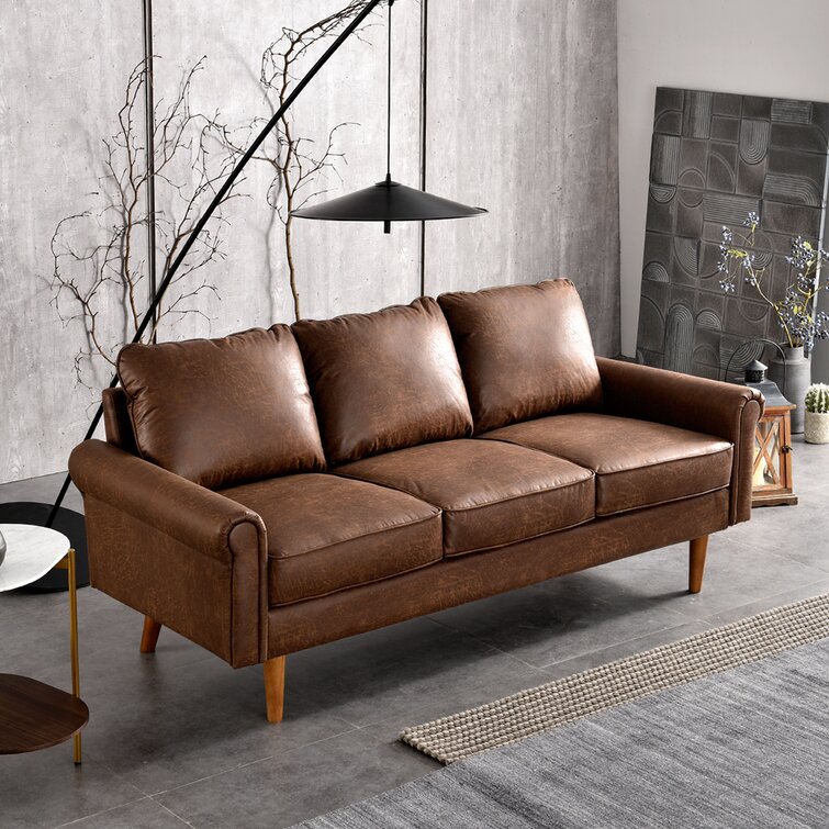74.01" Rolled Arm Sofa C25069