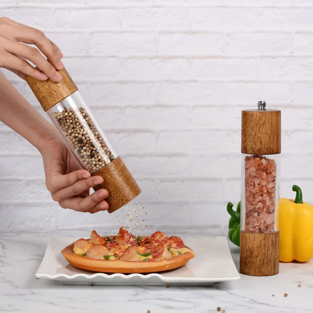 Acrylic Salt and Pepper Grinder Set 2 Pack V227575