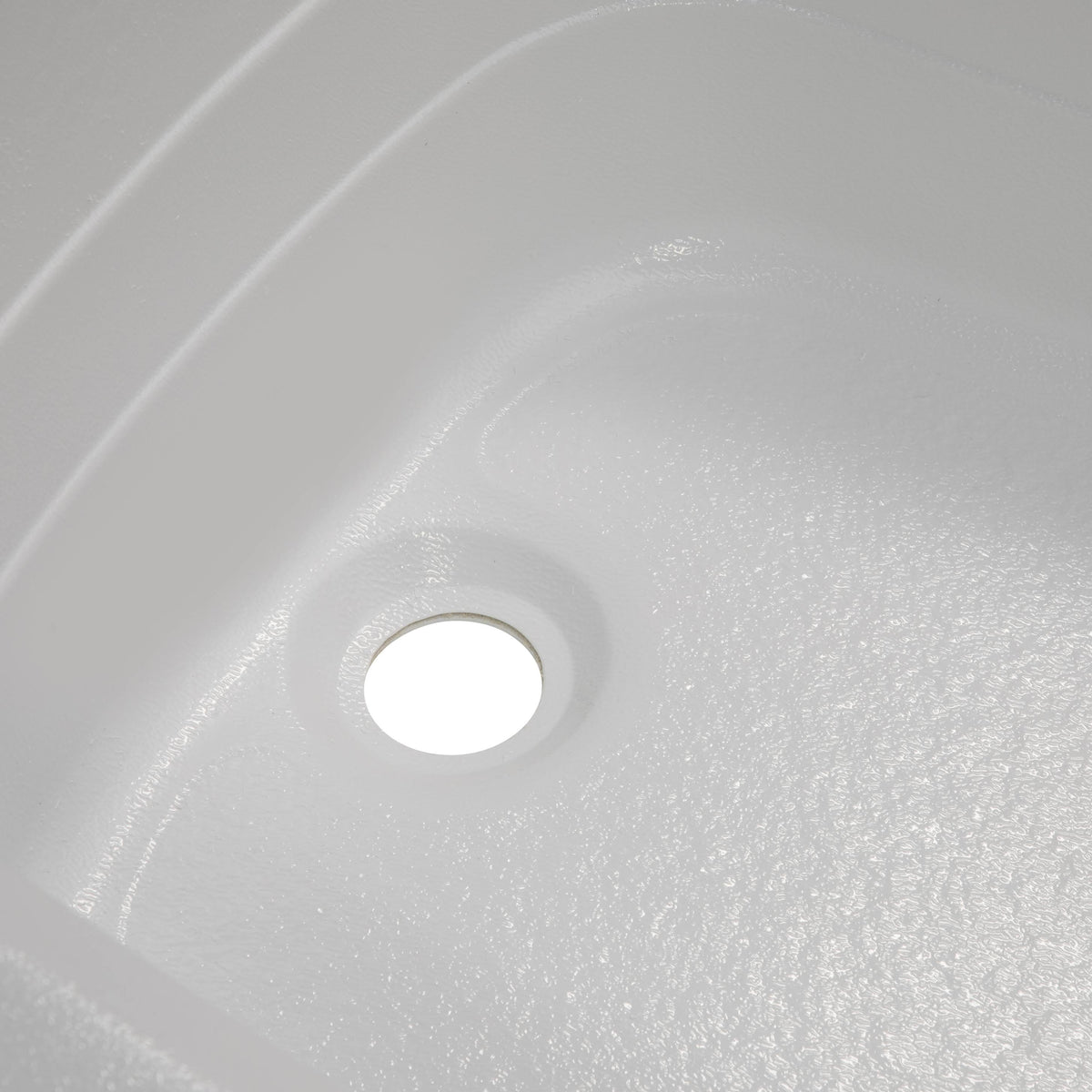 White RV Left Hand Tub X267468