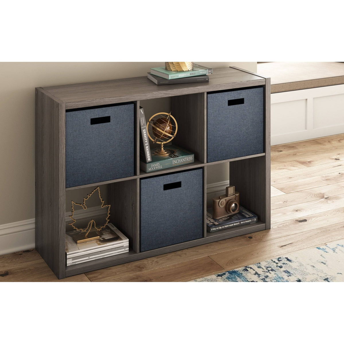 White Cube Bookcase W3445