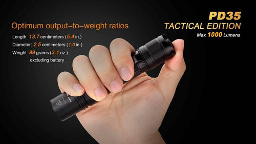 1000 Lumen CREE LED Tactical Flashlight with Battery and Charger O6411
