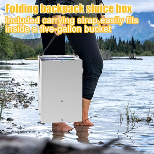 Portable Folding Aluminum Alloy Sluice Box G253