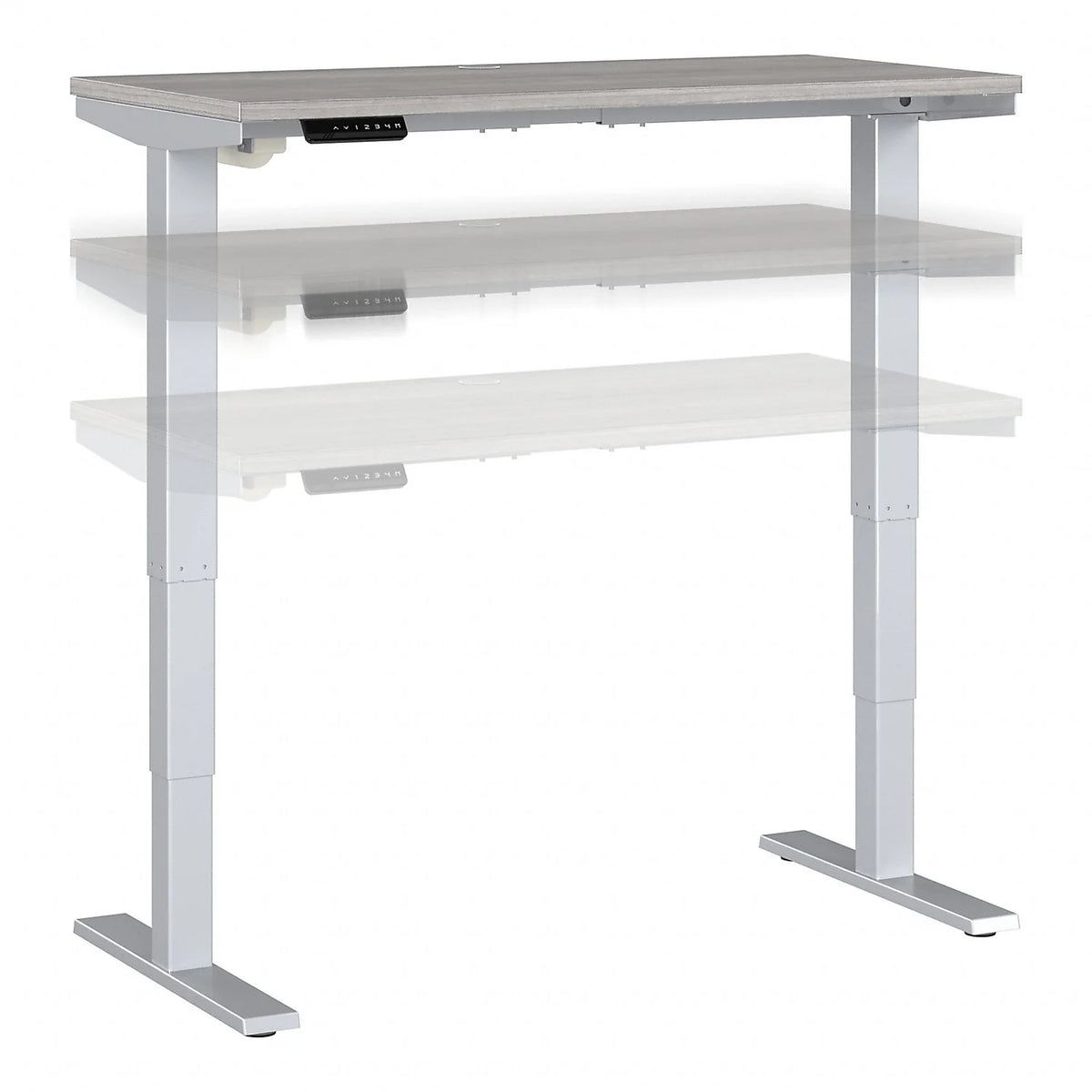 Adjustable Desk in Platinum Gray H878