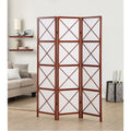 Wood 3-Panel Room Divider P21643