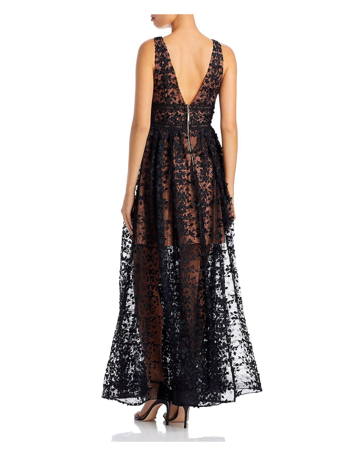 Lace Long Evening Dress D386