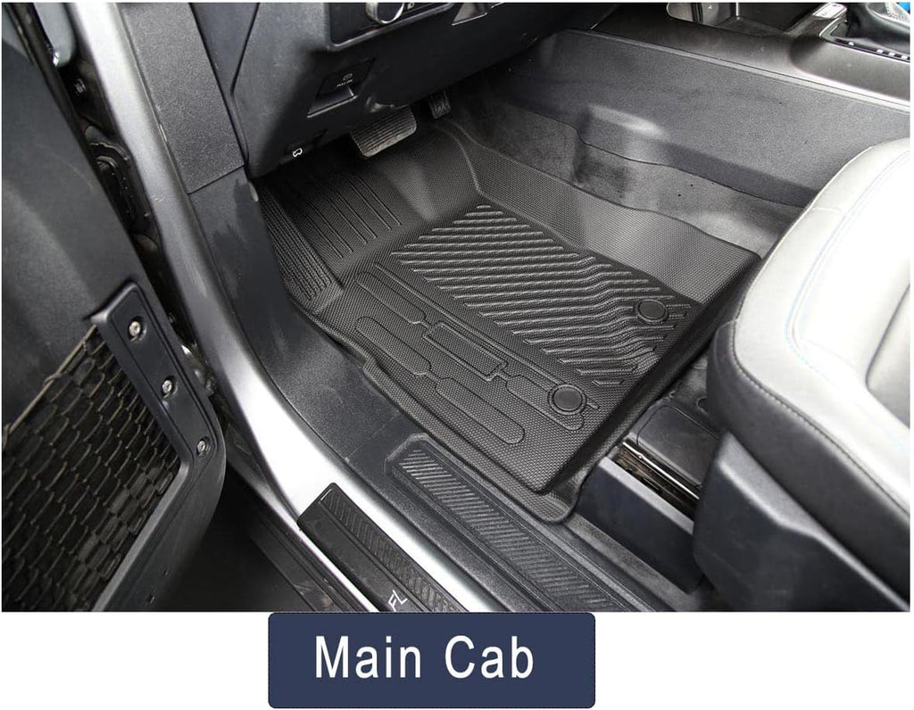 4 Doors Ford Bronco All Weather Floor Mats Liners P19068