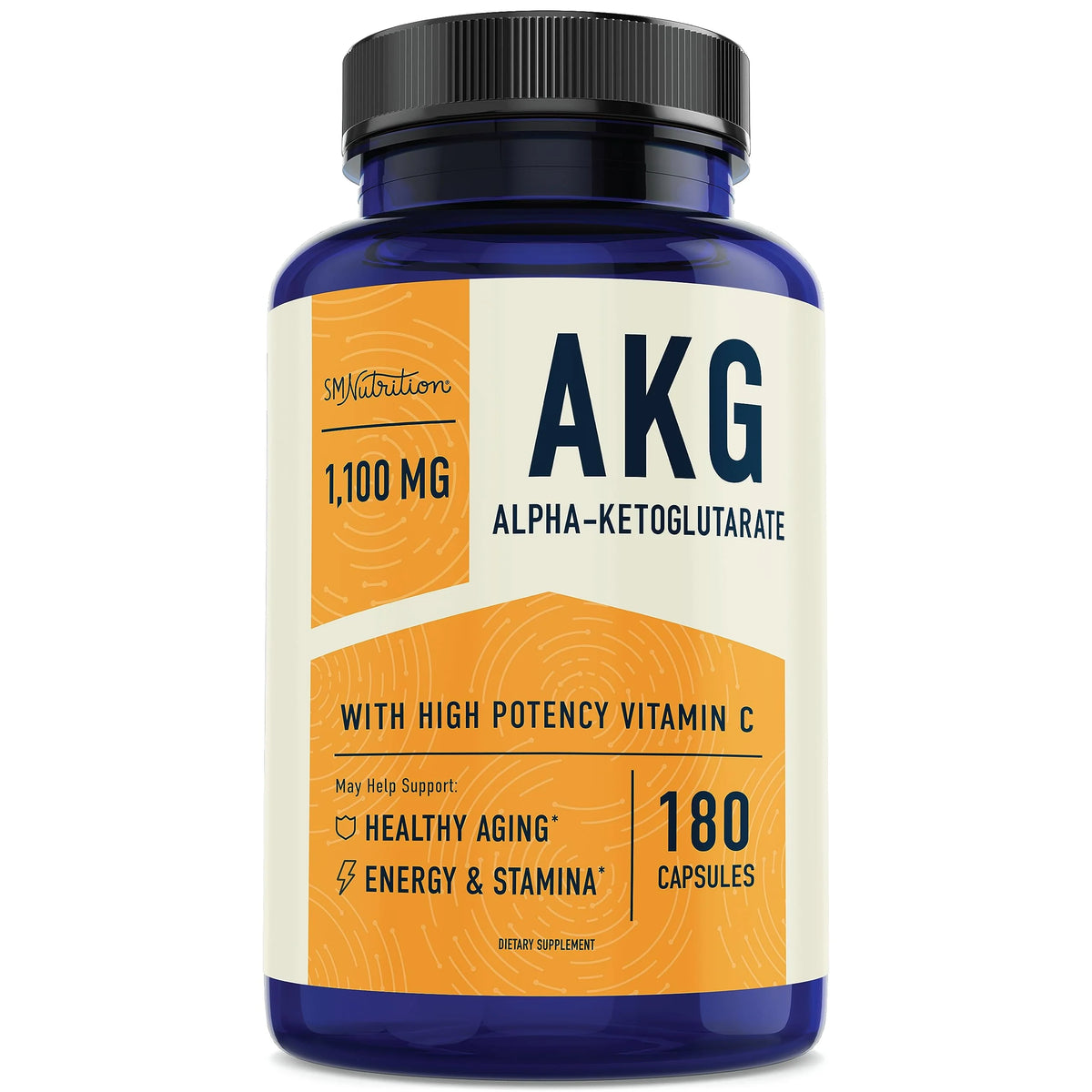 180 Capsules Alpha Ketoglutarate With Calcium + Vitamin C Y691268