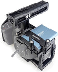 BMPCC 4K /6K Cage with NATO Handle + T5 SSD Card Mount Clamp Q3448