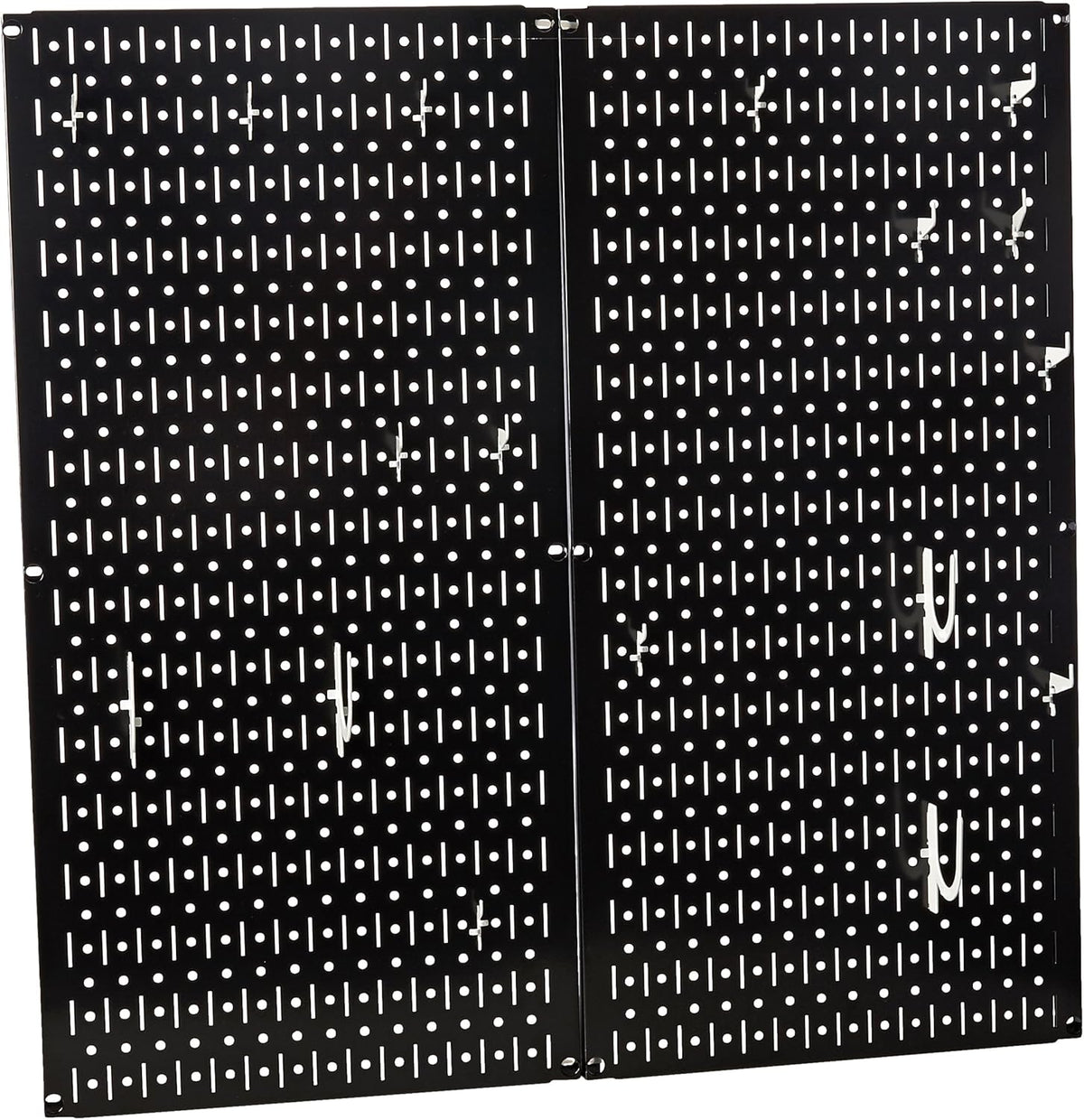 White Pegboard Storage and Organization Kit with Accessories Pack of 2 D43461