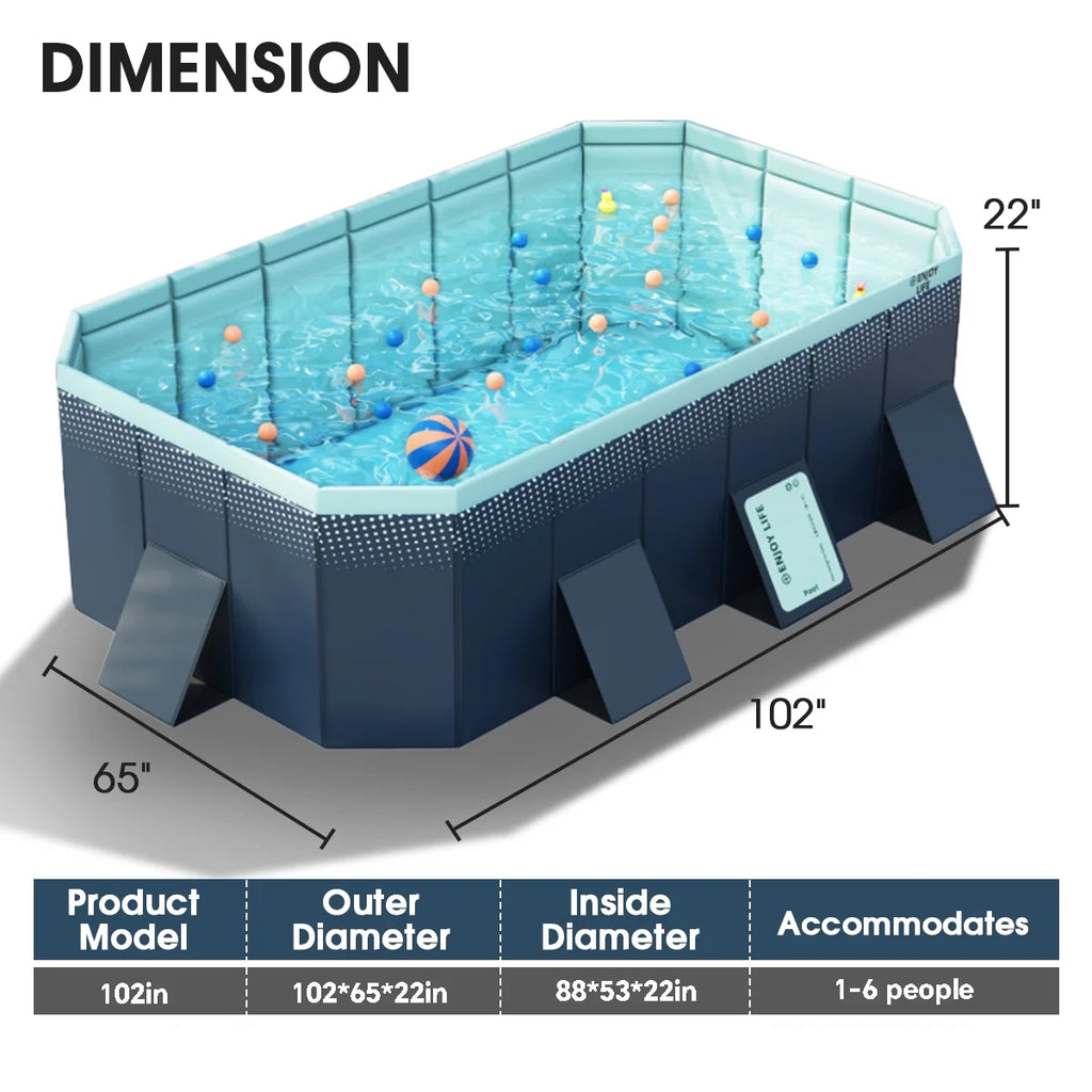 Foldable Above Ground Swimming Pool Z903510