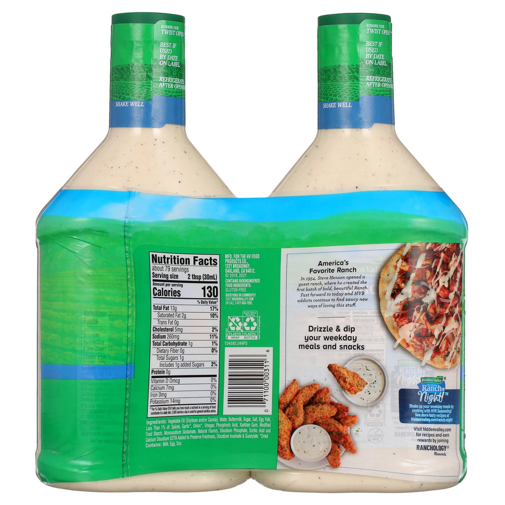 40 fl oz 2 Count Ranch Dressing Q896