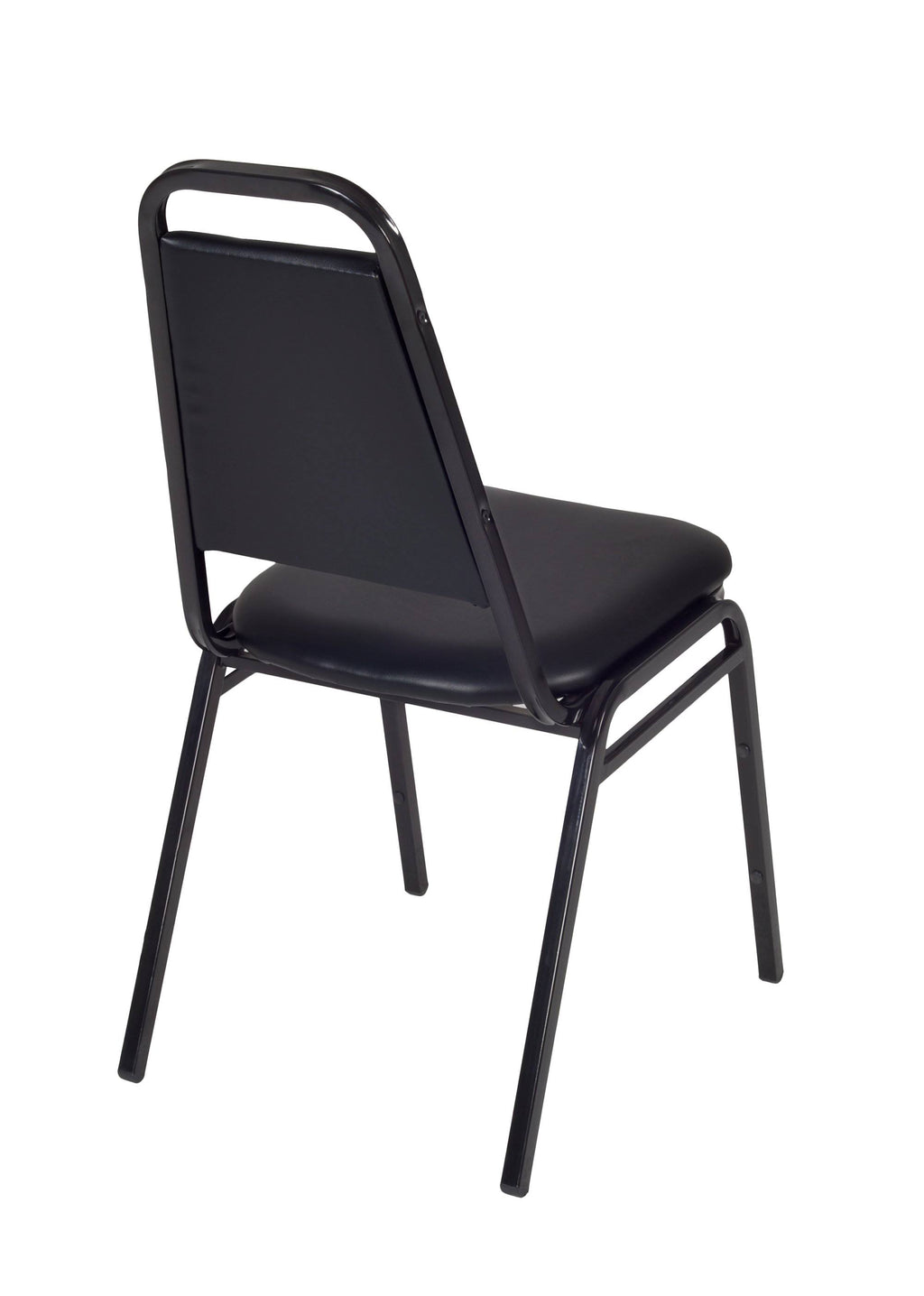 Round Breakroom Table with 4 Stack Chairs B986
