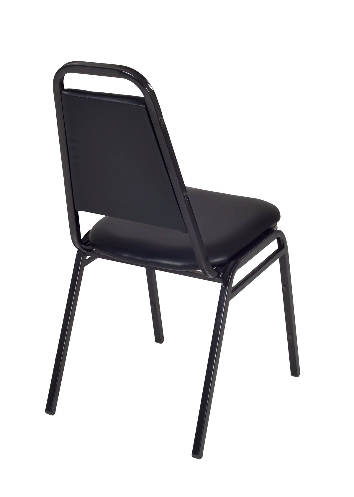Round Breakroom Table with 4 Stack Chairs B986