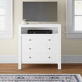 White Media Chest K5096