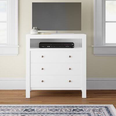 White Media Chest K5096