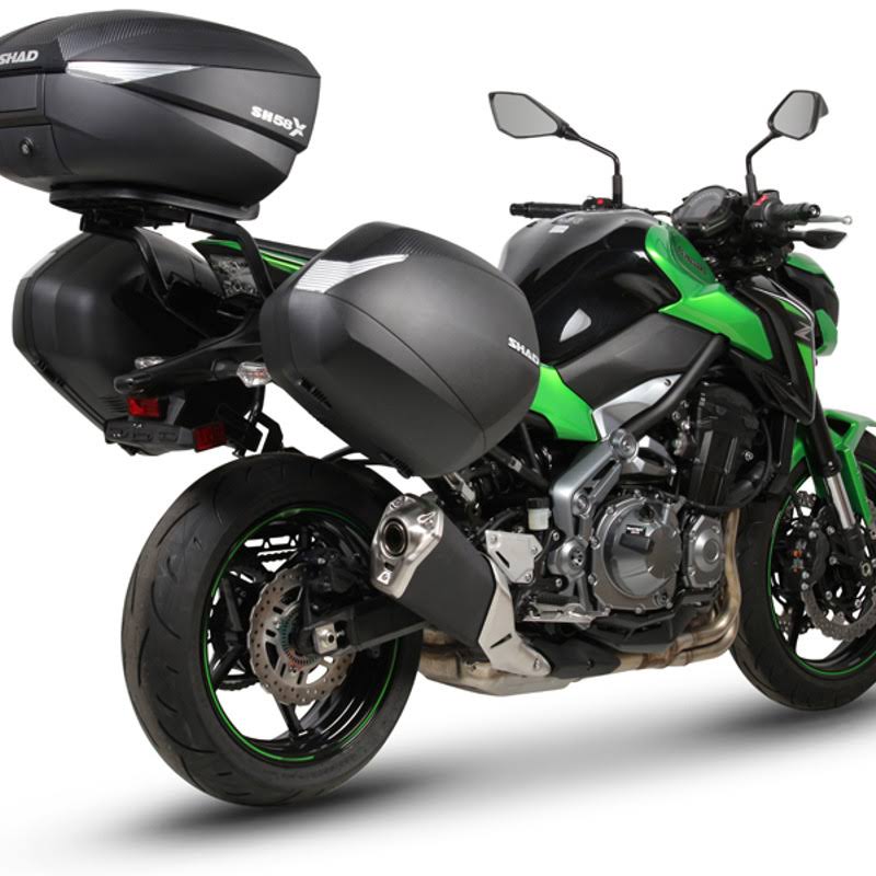 Black Kawasaki Motorcycle D292