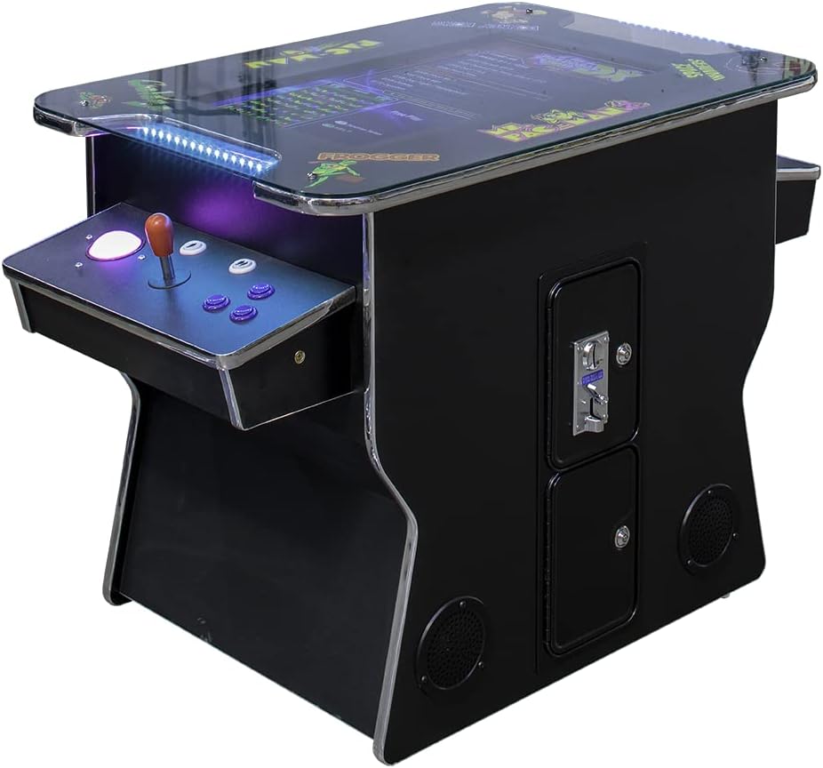 Cocktail Arcade Machine 516 Games in 1 2 Player 26-Inch Screen with 2 Bar Stools F514