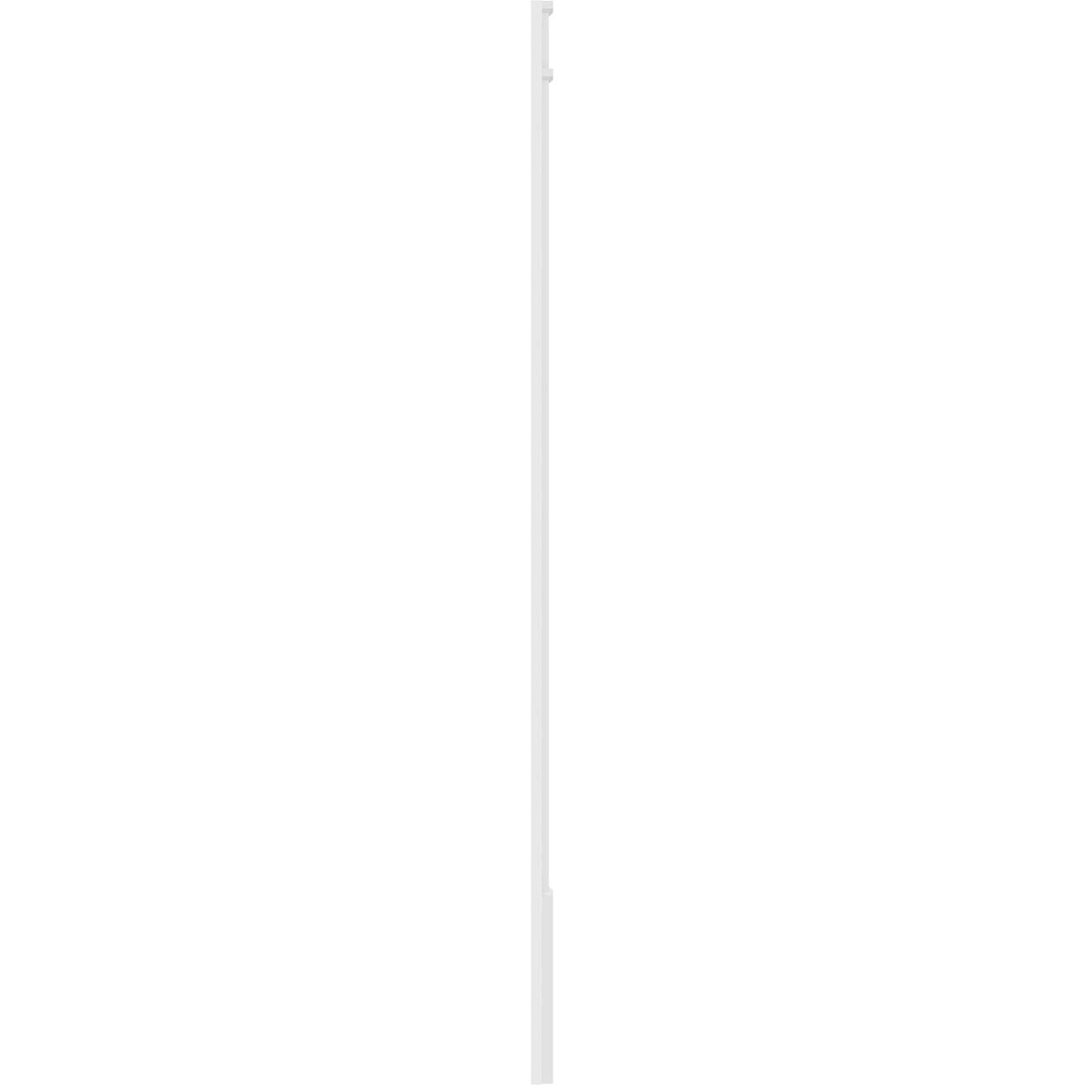 PVC Raised Panel Pilaster with Decorative Capital & Base (Pair) C3990