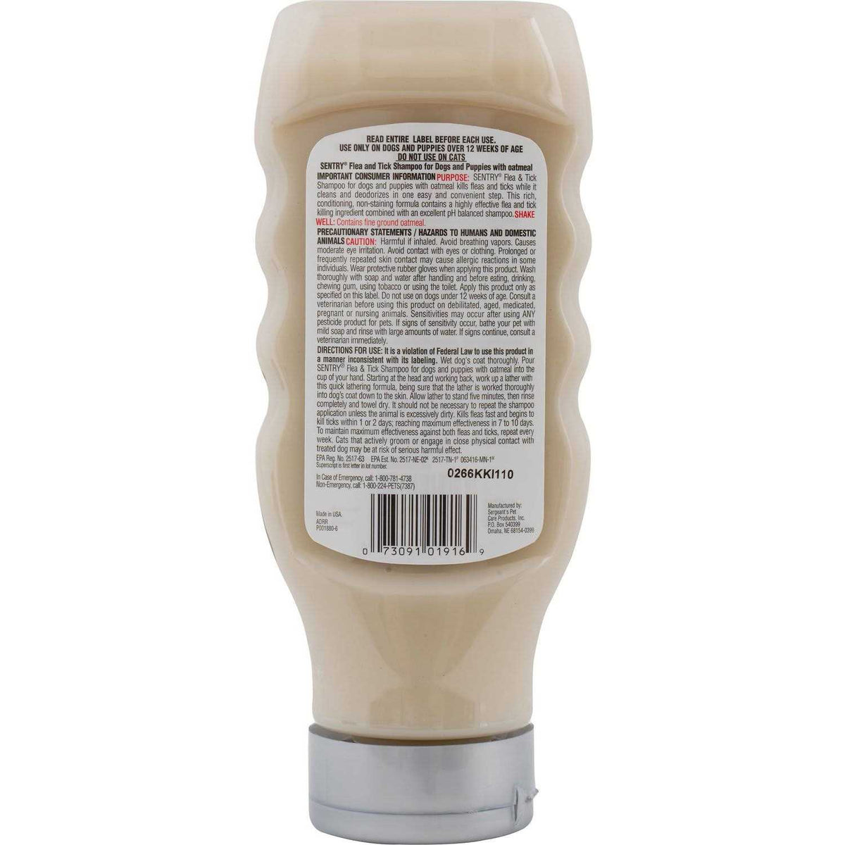 Oatmeal Flea & Tick Dog Shampoo G7439