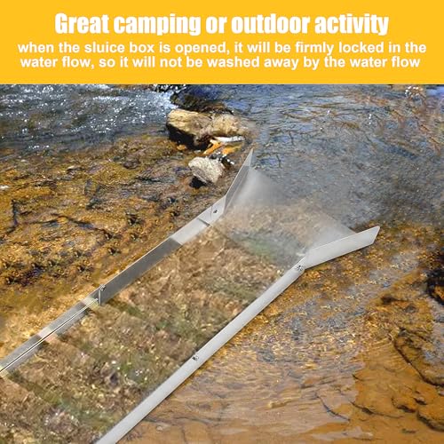 Portable Folding Aluminum Alloy Sluice Box G253
