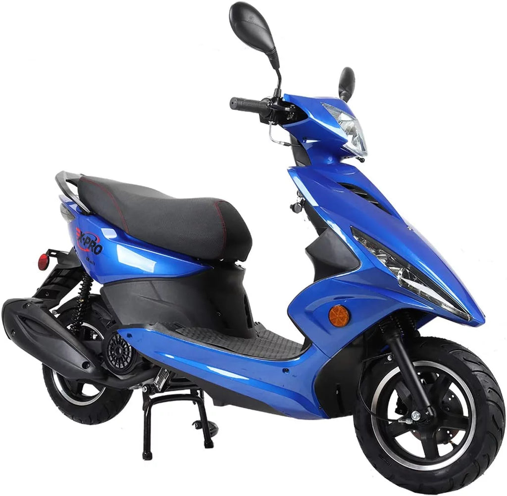 150cc Gas Powered Moped Scooter with 10" Aluminum Wheels R36901