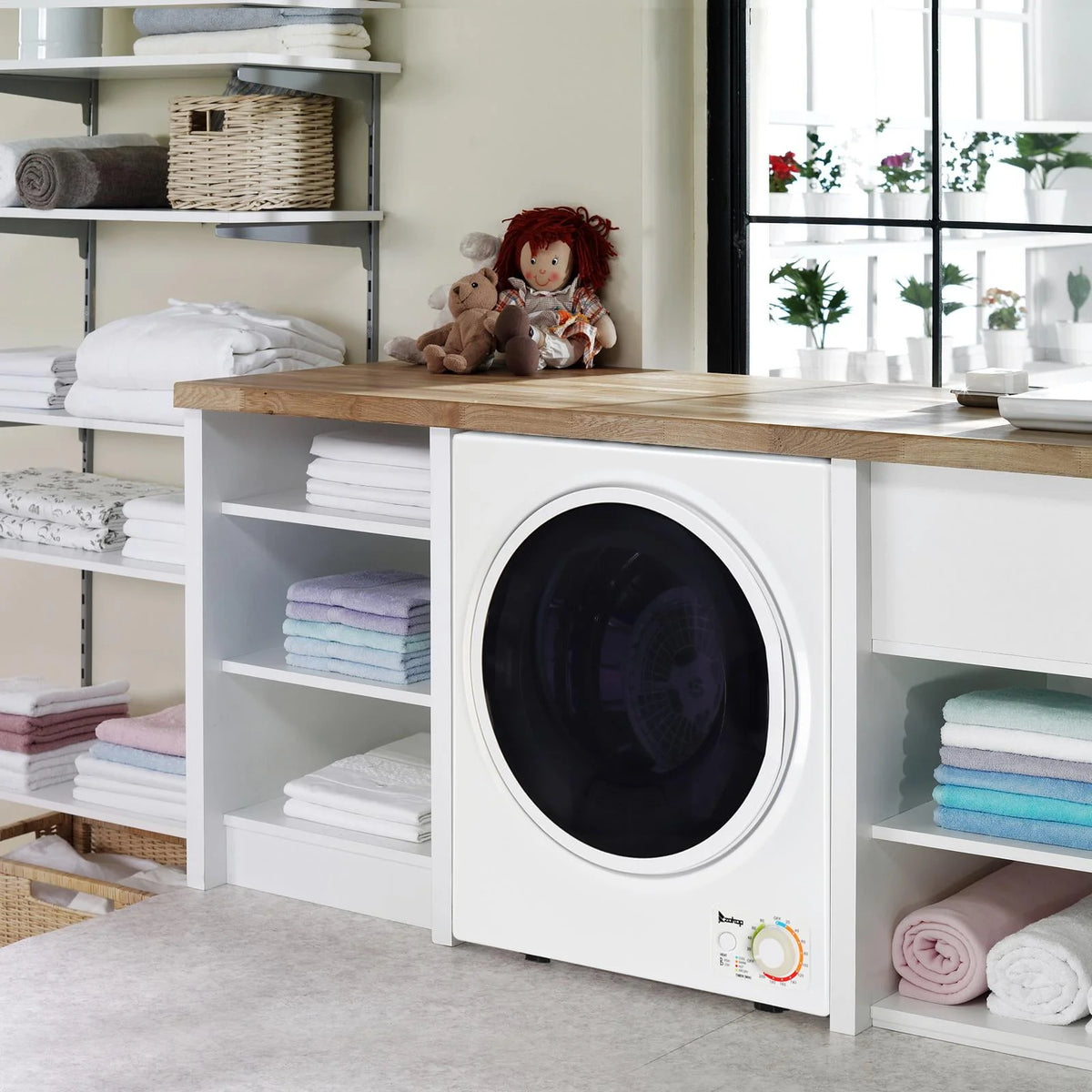 1.6 cu ft Compact Portable Laundry Dryer B581680
