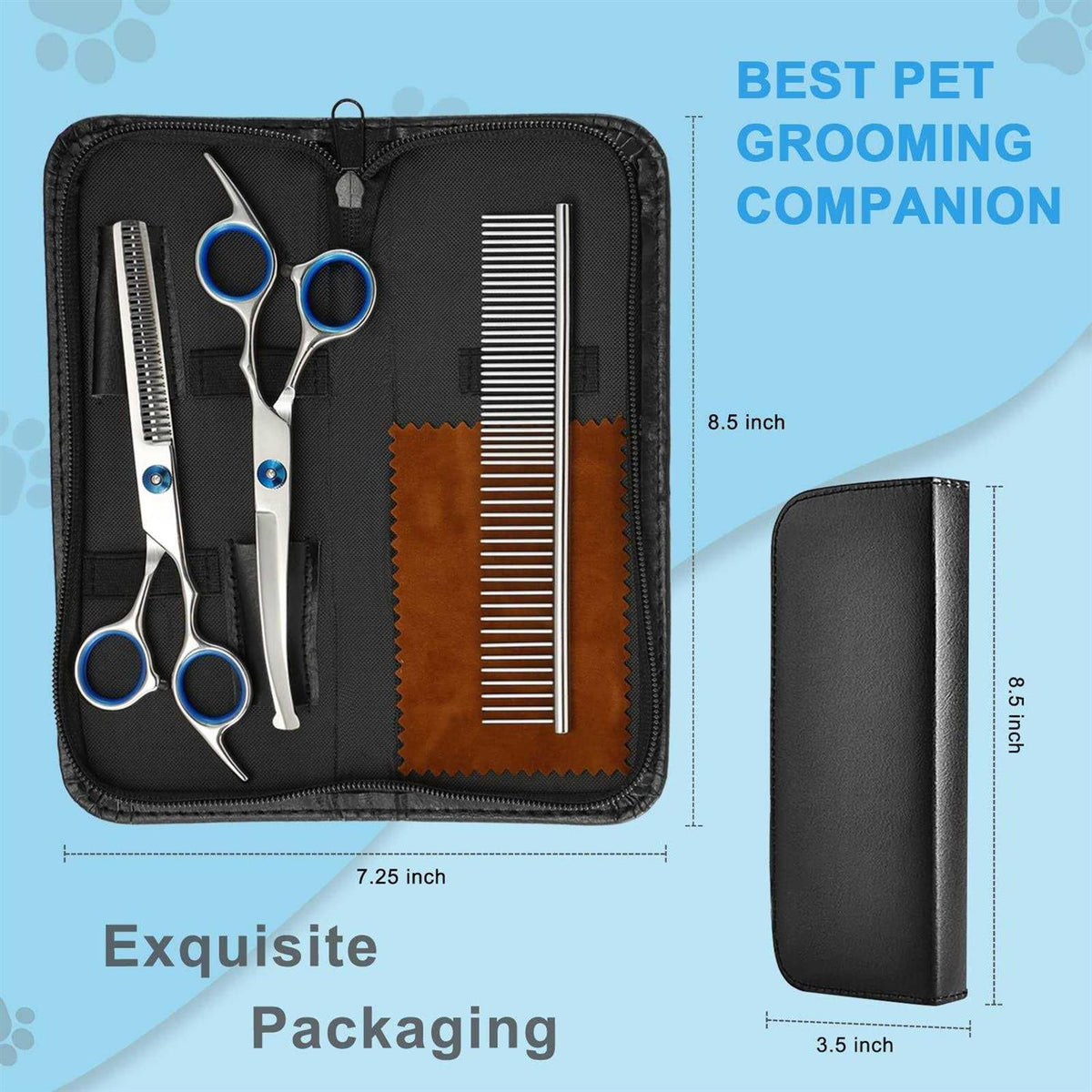 6 in 1 Dog Grooming Scissors Stainless Steel F592691